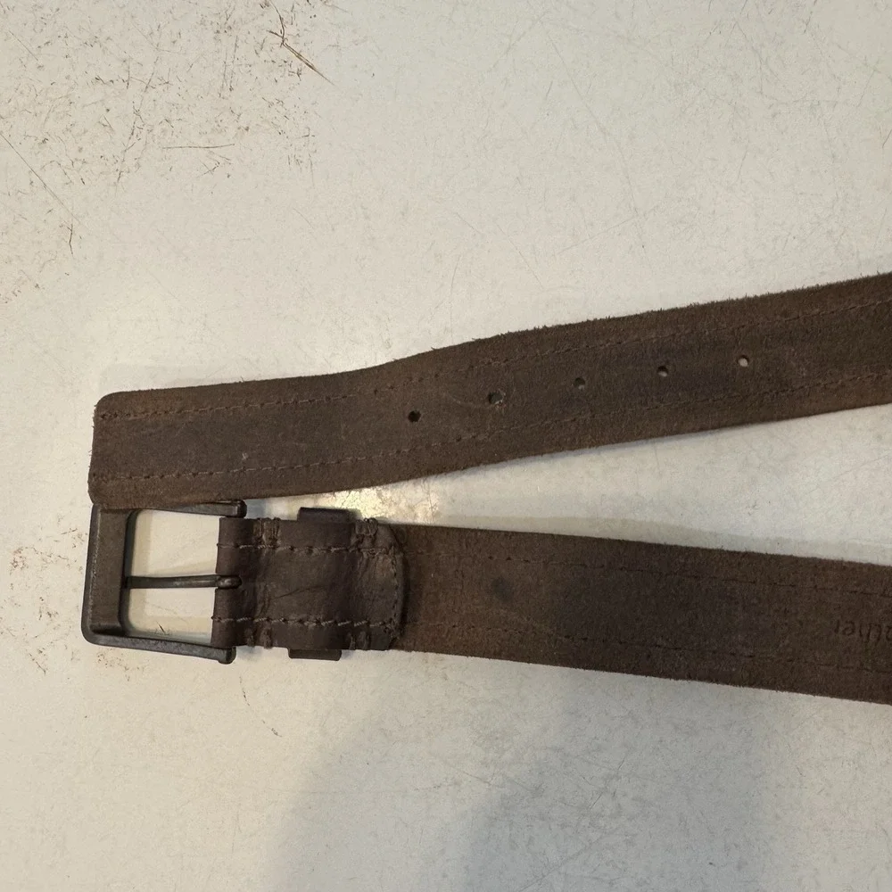 Timberland Brown Genuine Leather Work Belt‎ - Men's Size 34